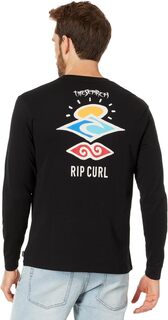 Значок поиска Футболка с длинными рукавами Rip Curl, черный