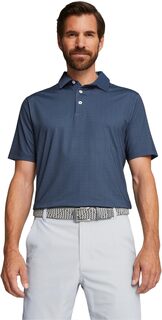 Рубашка-поло MATTR Circular Polo PUMA, цвет Navy Blazer/Ash Gray
