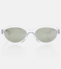 Овальные солнцезащитные очки x oliver peoples 1969c Khaite, белый