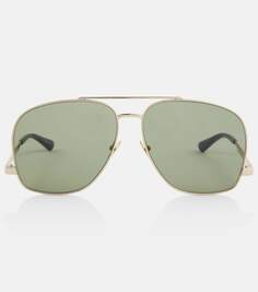 Солнцезащитные очки-авиаторы sl 653 leon Saint Laurent, золото