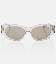 Солнцезащитные очки «кошачий глаз» sl 638 Saint Laurent, белый