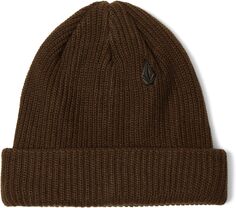 Шапка-бини со стреловидной подкладкой Volcom Snow, коричневый