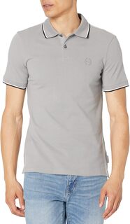 Рубашка-поло Slim Fit Pique Logo Polo Armani Exchange, цвет Zinc