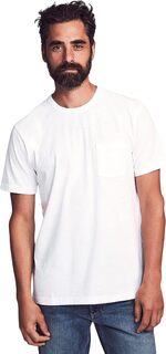 Выцветшая футболка с карманами Faherty, белый