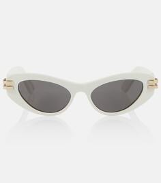 Солнцезащитные очки «кошачий глаз» c dior b1u Dior Eyewear, белый