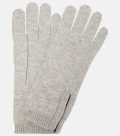 Кашемировые перчатки Brunello Cucinelli, серый