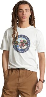 Классическая футболка из джерси с графическим рисунком Polo Ralph Lauren, цвет Nevis