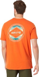 Волнистая футболка с короткими рукавами Hurley, цвет Bengal