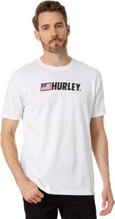 Футболка с короткими рукавами Fastlane USA Hurley, белый