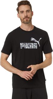 Летняя футболка с рисунком Splash PUMA, цвет Puma Black