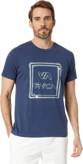 Футболка с короткими рукавами VA All The Way RVCA, цвет Moody Blue