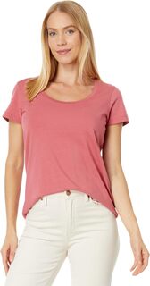 Мягкая эластичная футболка Supima с круглым вырезом и короткими рукавами L.L.Bean, цвет Vintage Rose L.L.Bean®