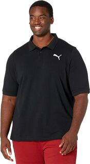 Рубашка-поло Big &amp; Tall Essential Pique Polo PUMA, цвет Cotton Black 1