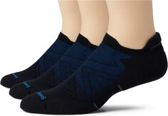 Носки до щиколотки Run Targeted Cushion, 3 пары Smartwool, черный