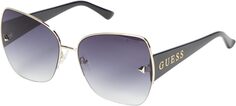 Солнцезащитные очки GF6136 GUESS, цвет Gold/Gradient Smoke