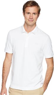 Рубашка-поло Short Sleeve Solid Stretch Pique Regular Lacoste, белый