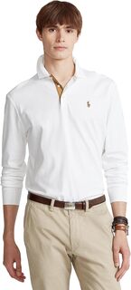 Рубашка-поло Long Sleeve Polo Shirt Polo Ralph Lauren, белый