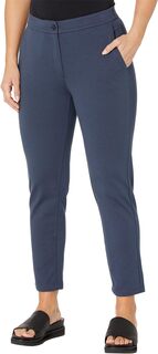 Миниатюрные брюки до щиколотки с высокой талией Eileen Fisher, цвет Ocean