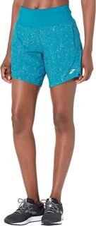 Шорты Chaser 7 дюймов Brooks, цвет Lagoon Speckle Print/Lagoon