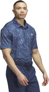 Рубашка-поло Ultimate365 Printed Polo Shirt adidas, цвет Collegiate Navy