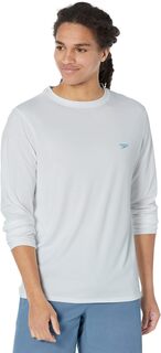 Рубашка для плавания с длинными рукавами и графическим рисунком Speedo, ярко-белый