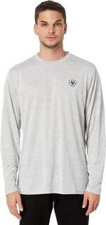 Рубашка Charger Camo Corps Long Sleeve T-Shirt Ariat, цвет Light Grey Heather
