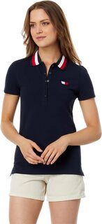 Рубашка-поло Global Heart Polo Tommy Hilfiger, цвет Sky Captain