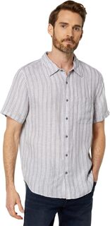 Рубашка Short Sleeve Perfect - 100% Linen Madewell, цвет Baseball Multi Stripe