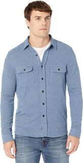 Легендарная рубашка-свитер Faherty, цвет Glacier Blue Twill