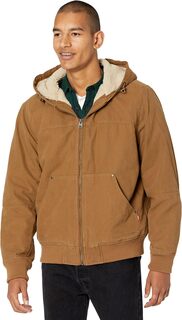 Куртка Cotton Canvas Hooded Utility Jacket with Sherpa Lining Levi&apos;s, коричневый Levis