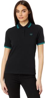 Рубашка-поло Twin Tipped Fred Perry Shirt Fred Perry, черный