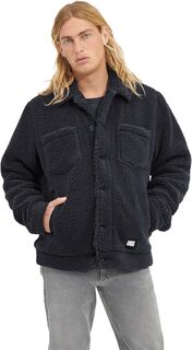 Куртка Janson Sherpa Trucker Jacket UGG, цвет Dark Ash