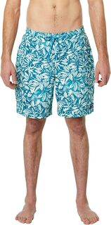 Эластичные плавки-шорты Vacationland 2.0 с принтом L.L.Bean, цвет Deep Azure Leaves L.L.Bean®