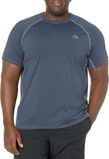 Рубашка от солнца Swift River Cooling с короткими рукавами - высокий L.L.Bean, цвет Carbon Navy L.L.Bean®