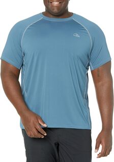 Рубашка от солнца Swift River Cooling с короткими рукавами - высокий L.L.Bean, цвет Iron Blue L.L.Bean®