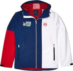 Куртка Big &amp; Tall Lightweight Color Block Jacket Nautica, синий