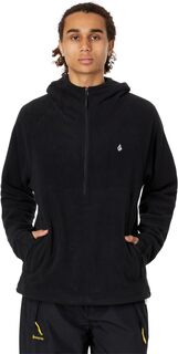 Куртка Polar Fleece Hooded 1/2 Zip Volcom Snow, черный