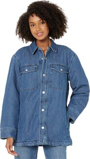 Куртка Quilted-Lining Denim Shirt-Jacket Madewell, цвет Hillbrook Wash