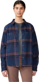 Рубашка Plusher с длинным рукавом Mountain Hardwear, цвет Dark Zinc Plaid Print