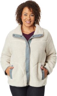 Куртка Plus Size Bean&apos;s Sherpa Fleece Jacket L.L.Bean, цвет Soapstone L.L.Bean®