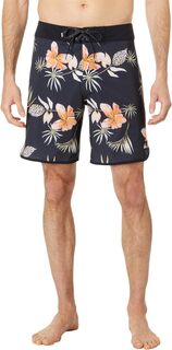 Шорты для плавания Highlite с зубчатым краем 19 дюймов Quiksilver, цвет Black Tropical Floral