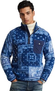 Куртка Bandanna Patchwork-Print Fleece Pullover Polo Ralph Lauren, цвет Patchwork Bandana Multi