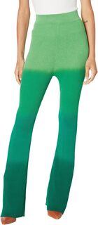 Змеиные брюки MANGO, зеленый