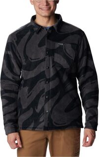 Куртка Steens Mountain Printed Shirt Jacket Columbia, цвет Black Snowdrifts Print