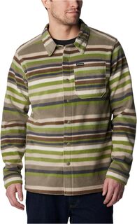 Куртка Steens Mountain Printed Shirt Jacket Columbia, цвет Stone Green Surfcrest Stripe Print