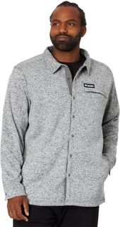 Куртка Big &amp; Tall Sweater Weather Shirt Jacket Columbia, цвет City Grey Heather