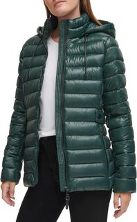 Куртка Short Packable With Side Tab DKNY, цвет Malachite