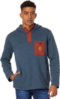 Куртка Russell Quilted 1/4 Snap Fleece Hurley, цвет Iron Ore