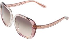 Солнцезащитные очки HC8323U COACH, цвет Transparent Pink Ombre/Brown Pink Gradient