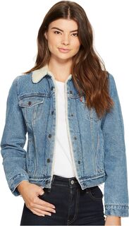 Куртка Original Sherpa Trucker Jacket Levi&apos;s, цвет Divided Blue Levis